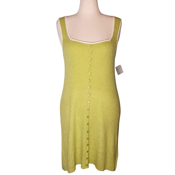 NEW ModCloth Matcha Do About Nothing Sweater Dress Retro Swimsuit Cover-up Large - Picture 1 of 11